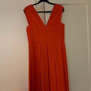 TIBI poppy red party dress